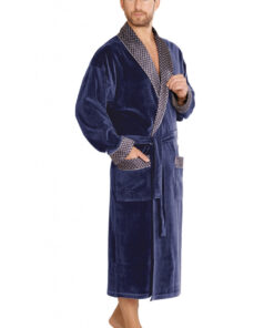 Szlafrok De Lafense 773 Bonjour długi 3XL-4XL męski - obrazek 4
