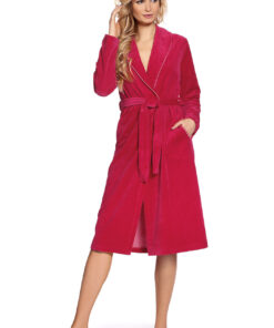 Szlafrok De Lafense 390 Lydie Welur 3XL-5XL damski - obrazek 3
