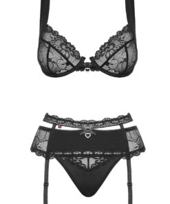 Alternative view of Komplet Obsessive Heartina Set S-XL
