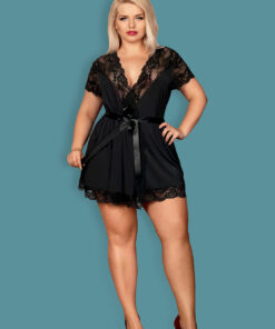 Peniuar Obsessive Peignoir 810-PEI-1 S-2XL - obrazek 7