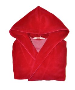Szlafrok De Lafense 664 Lydie długi z kapturem S-2XL - obrazek 10
