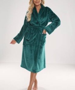 Szlafrok De Lafense 628 Abigail długi M-2XL damski - obrazek 6