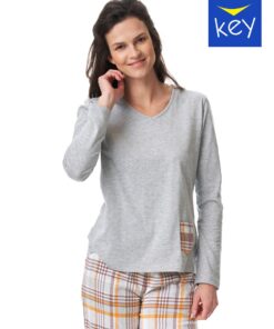 Piżama Key LNS 458 B23 Flanela S-XL damska - obrazek 4