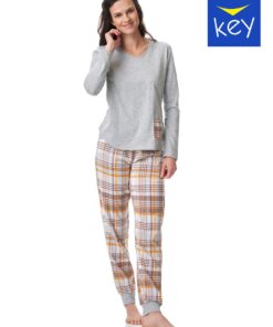 Piżama Key LNS 458 B23 Flanela S-XL damska