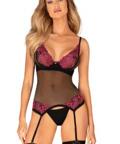 Gorset Obsessive Rosenty Corset XS-2XL
