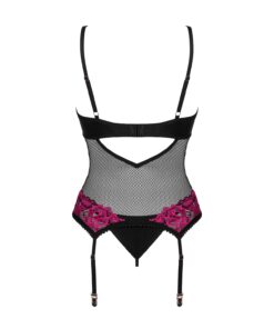Gorset Obsessive Rosenty Corset XS-2XL - obrazek 4