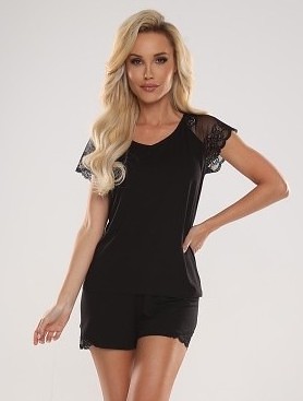 Piżama De Lafense 625 Dagmara kr/r S-2XL - obrazek 6
