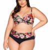 Biustonosz kąpielowy soft Ava SK 219 Floral