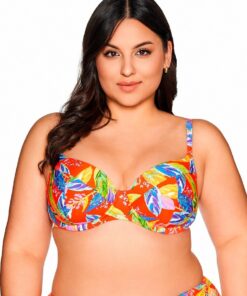 Biustonosz kąpielowy Ava full cup SK 226 Vivid Orange - obrazek 3
