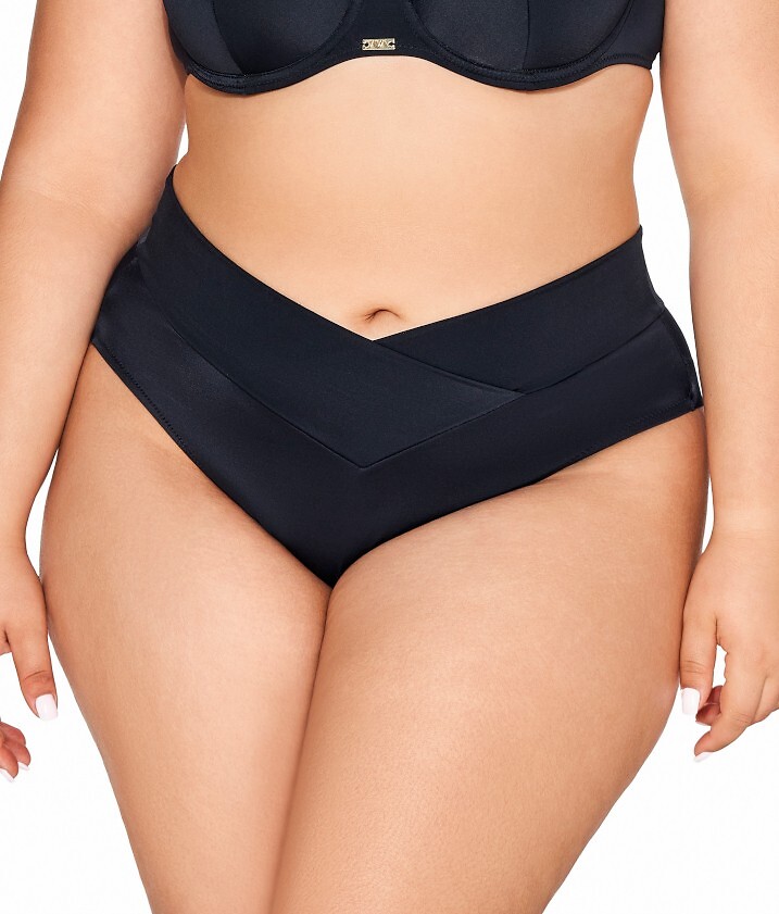 Figi kąpielowe Ava SF 13/15/B Black Brazyliany S-3XL - obrazek 2