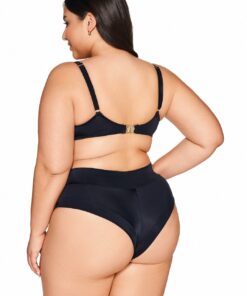 Figi kąpielowe Ava SF 13/15/B Black Brazyliany S-3XL - obrazek 3