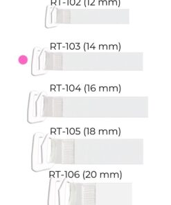 Ramiączka Julimex RT 103 silikonowe z metalowym zaczepem 14 mm