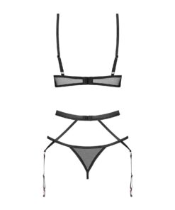 Komplet Obsessive Euridia 3-częściowy Set XS-2XL - obrazek 3