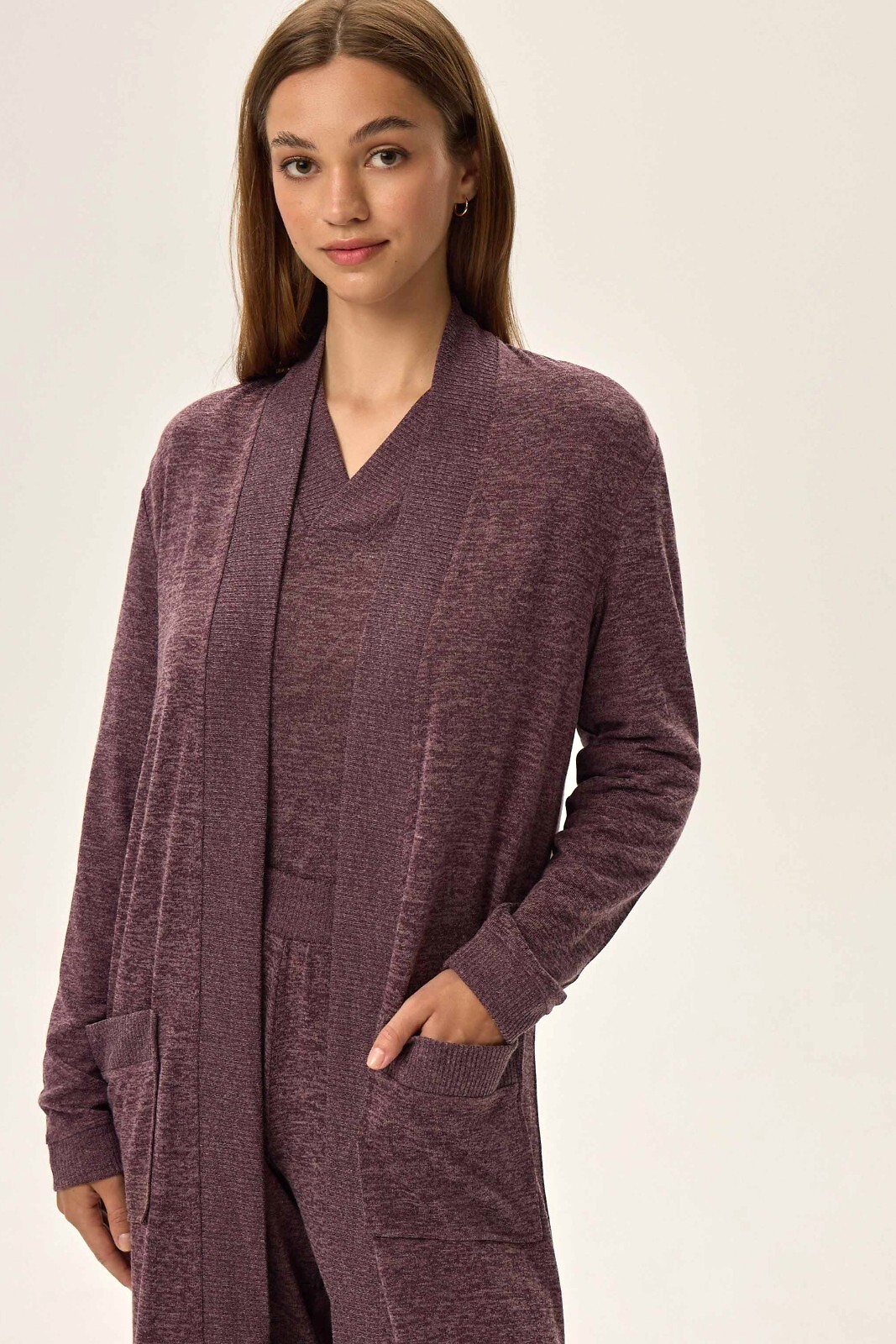 Szlafrok Henderson Ladies 41948 Fudge S-XL - obrazek 3