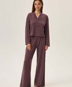 Piżama Henderson Ladies 42024 Fudge S-XL