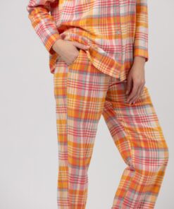 Piżama Key LNS 473 B24 Flanela dł/r S-XL rozpinana - obrazek 5