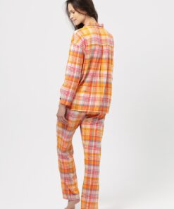 Piżama Key LNS 473 B24 Flanela dł/r S-XL rozpinana - obrazek 4