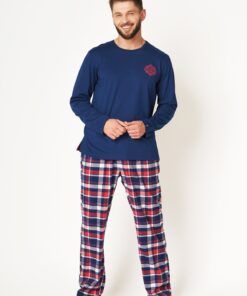 Piżama Key MNS 613 B24 Flanela M-2XL męska