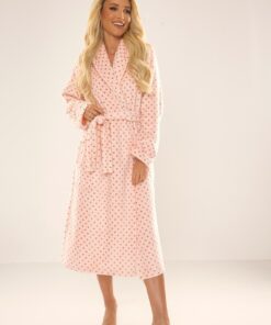 Szlafrok De Lafense 548 Melanie 3XL-4XL długi damski - obrazek 3