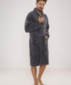 Szlafrok De Lafense 811 Plusz M-2XL męski - obrazek 7