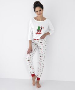 Piżama Sensis Lillian 3/4 Christmas S-XL