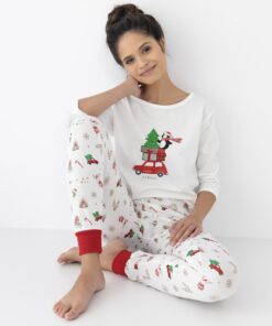 Piżama Sensis Lillian 3/4 Christmas S-XL - obrazek 2