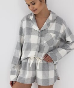 Piżama Sensis Joanna dł/r S-XL rozpinana - obrazek 4