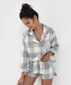 Piżama Sensis Joanna dł/r S-XL rozpinana - obrazek 6