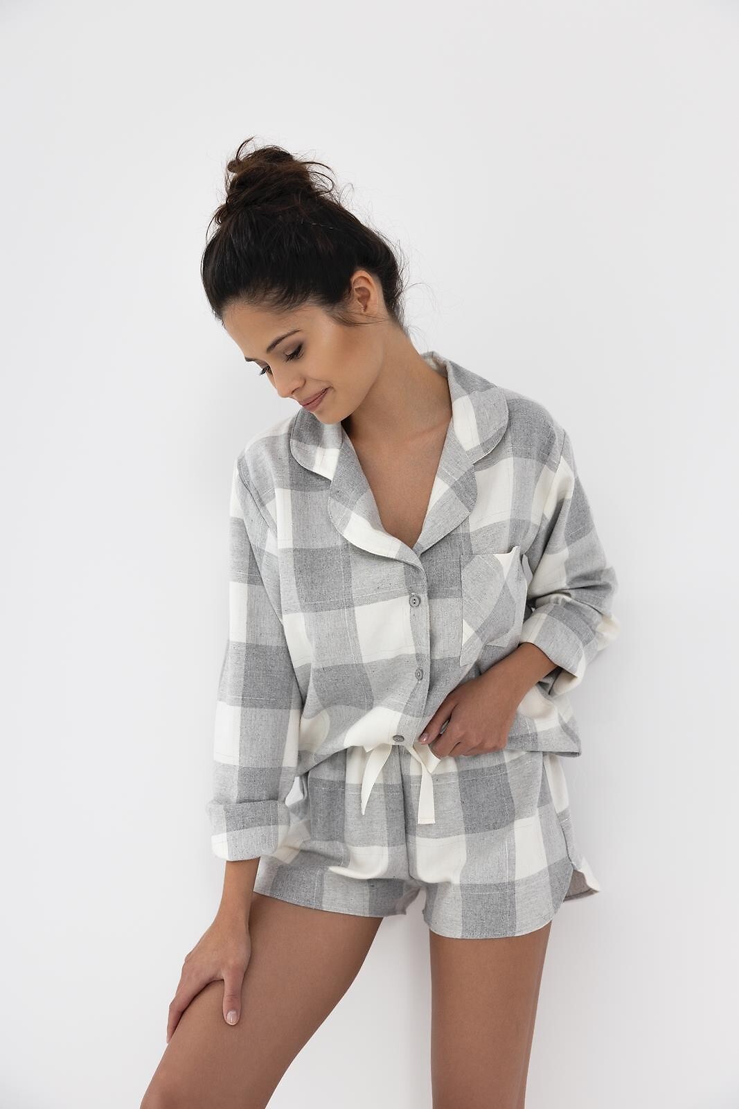 Piżama Sensis Joanna dł/r S-XL rozpinana - obrazek 6
