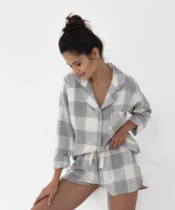 Piżama Sensis Joanna dł/r S-XL rozpinana - obrazek 7