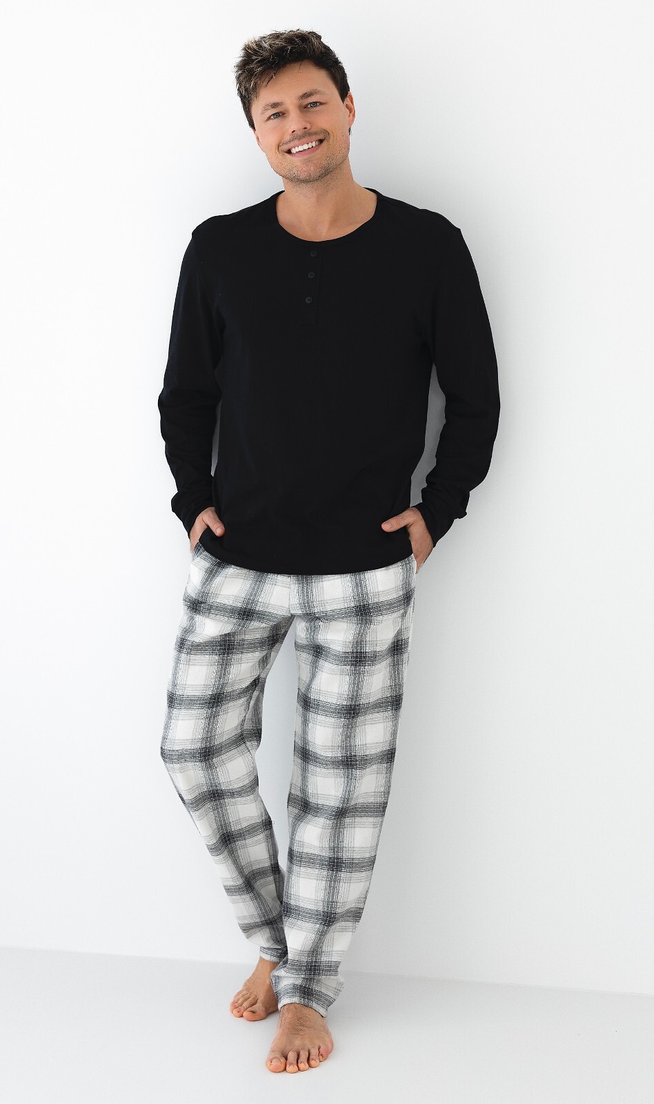 Piżama Sensis Charles dł/r M-XL męska - obrazek 4