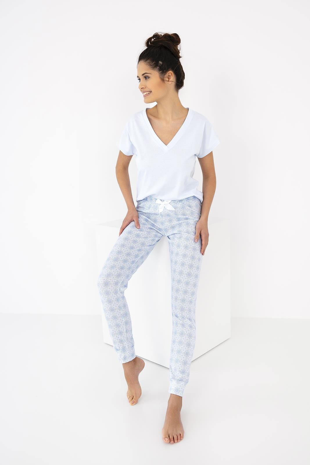 Piżama Sensis Evelina kr/r S-XL - obrazek 3