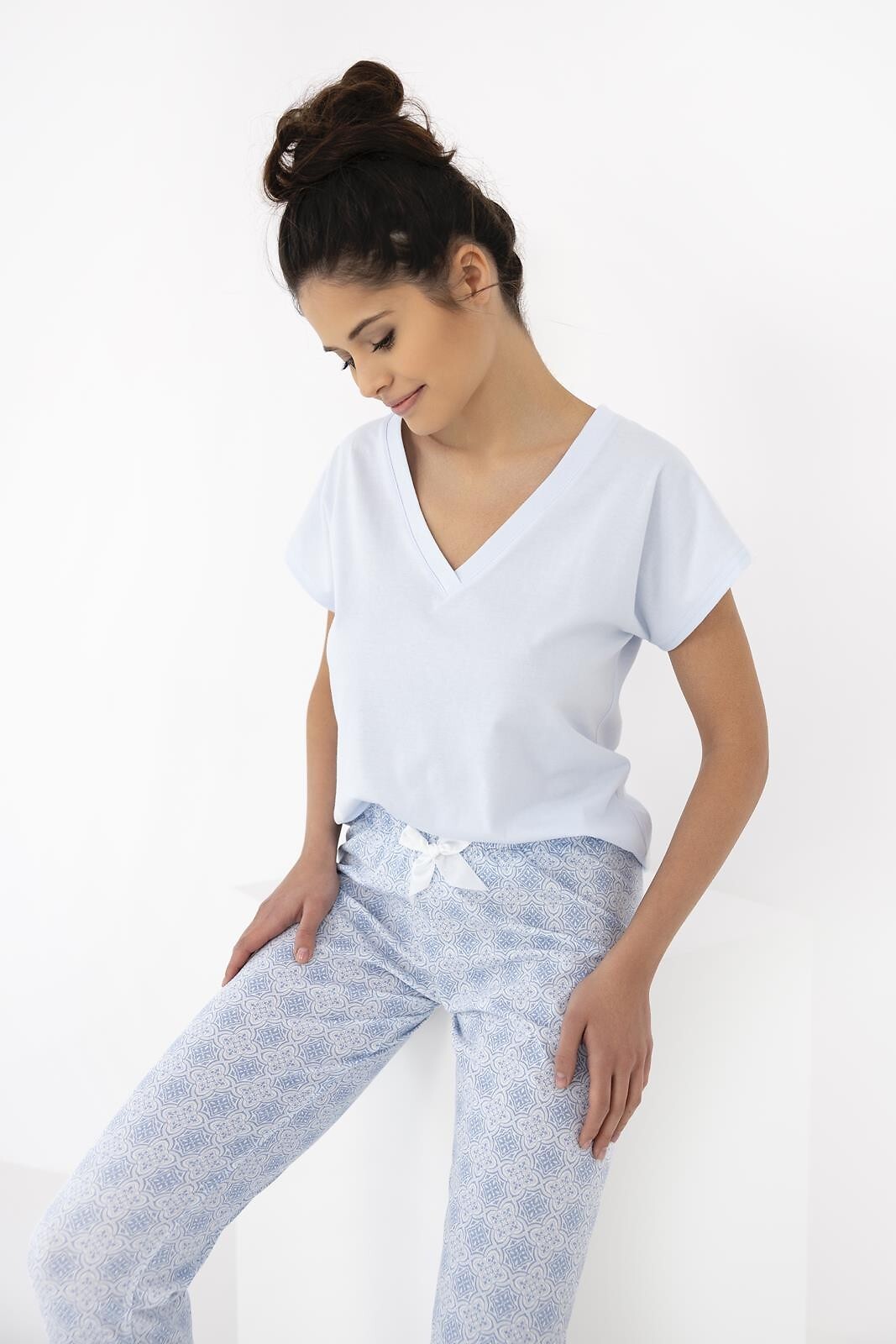 Piżama Sensis Evelina kr/r S-XL - obrazek 2
