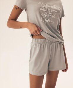 Piżama Henderson Ladies 42660 Naturaleza kr/r S-2XL - obrazek 3