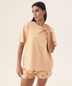Piżama Henderson Ladies 42684 Naranja kr/r S-2XL - obrazek 3