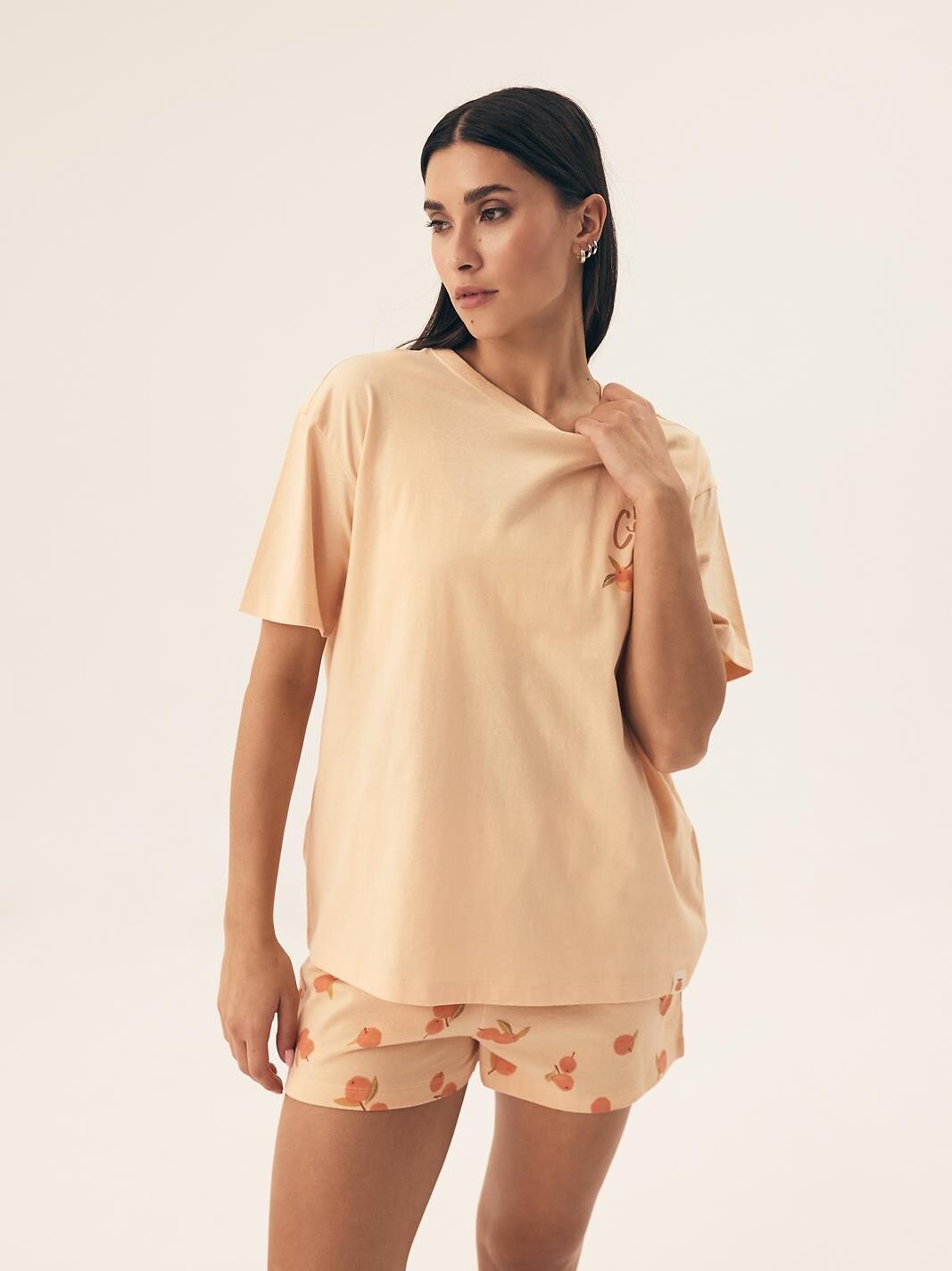 Piżama Henderson Ladies 42684 Naranja kr/r S-2XL - obrazek 3