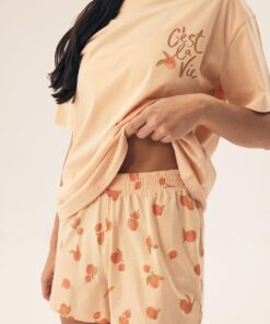 Piżama Henderson Ladies 42684 Naranja kr/r S-2XL - obrazek 7