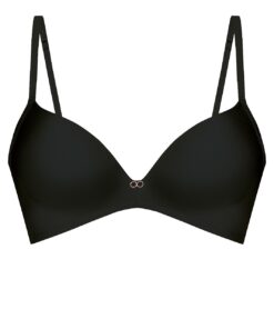 Biustonosz push-up bez fiszbin Mefemi Amelia Czarny - obrazek 9