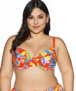 Biustonosz kąpielowy Ava full cup SK 226 Vivid Orange - obrazek 2