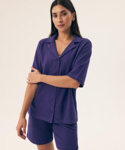 Piżama Henderson Ladies 43348 Nilsa 2 kr/r S-L rozpinana - obrazek 3