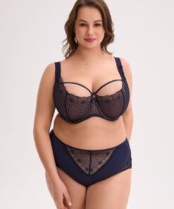 Biustonosz Semi Soft Gaia BSM 1323 Veda Maxi Granatowy