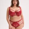 Figi Gaia GFP 1273 Aina S-4XL Czerwony-mokka