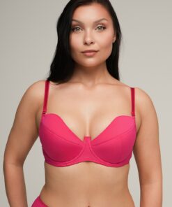 Alternative view of Biustonosz push-up Ava 2204 Fuchsia