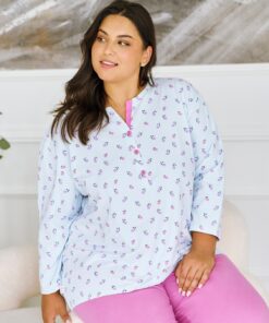 Piżama Taro Yolanda 3462 dł/r 2XL-4XL Z25/26 damska