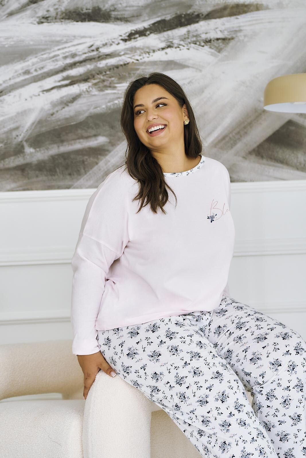 Piżama Taro Ella 3465 dł/r 2XL-3XL Z25/26 damska - obrazek 2