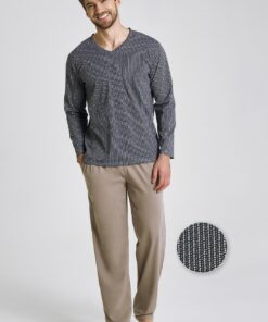 Piżama Taro Luca 3481 dł/r M-2XL Z25/26 męska - obrazek 2