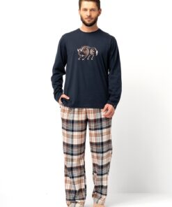 Piżama Key MNS 444 B25 dł/r M-2XL męska