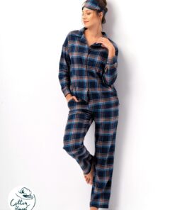 Piżama Key LNS 431 B25 dł/r S-XL rozpinana damska