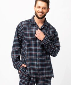 Piżama Key MNS 480 B25 dł/r M-2XL rozpinana męska - obrazek 2