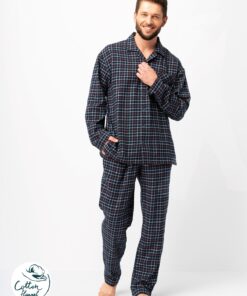 Piżama Key MNS 480 B25 dł/r M-2XL rozpinana męska